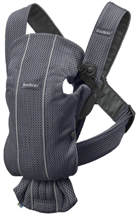 BABYBJORN MINI 3D MESH nosidełko dla dzieci | Antracyt