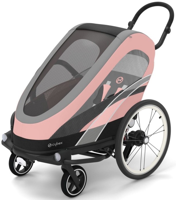 CYBEX ZENO BIKE przyczepka rowerowa | Silver Pink