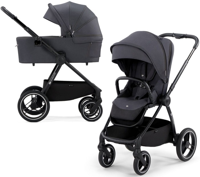 KINDERKRAFT NEA wózek dziecięcy 2w1 | Ciemnoszary