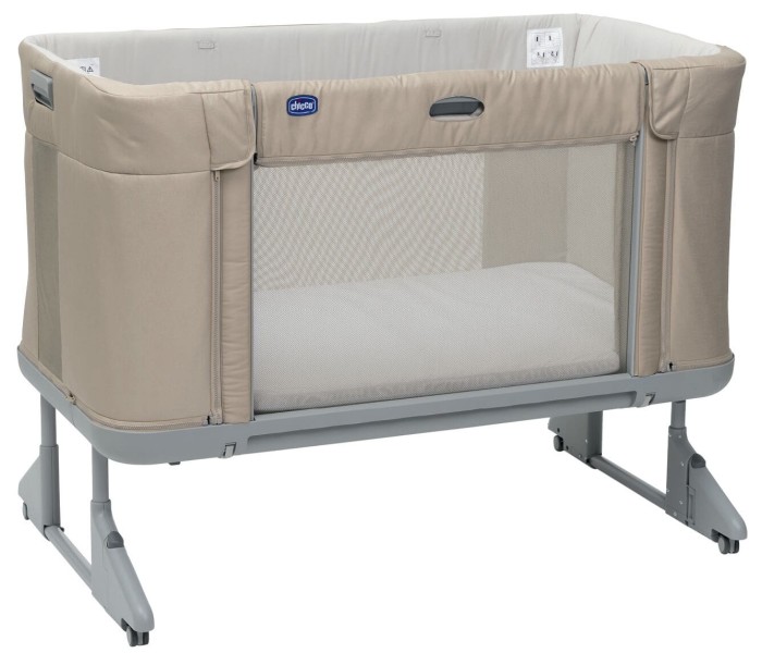 CHICCO NEXT2ME FOREVER łóżeczko dostawne 3w1 do 4 roku życia | Honey Beige