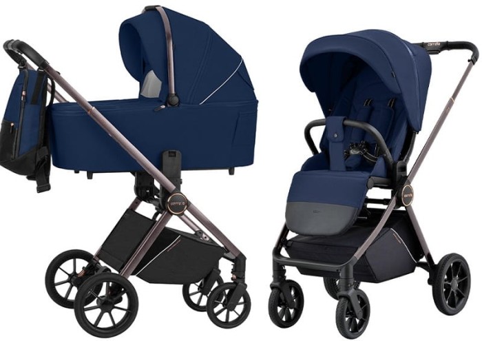 CARRELLO ULTRA wózek głęboko spacerowy 2w1 | Morning Blue