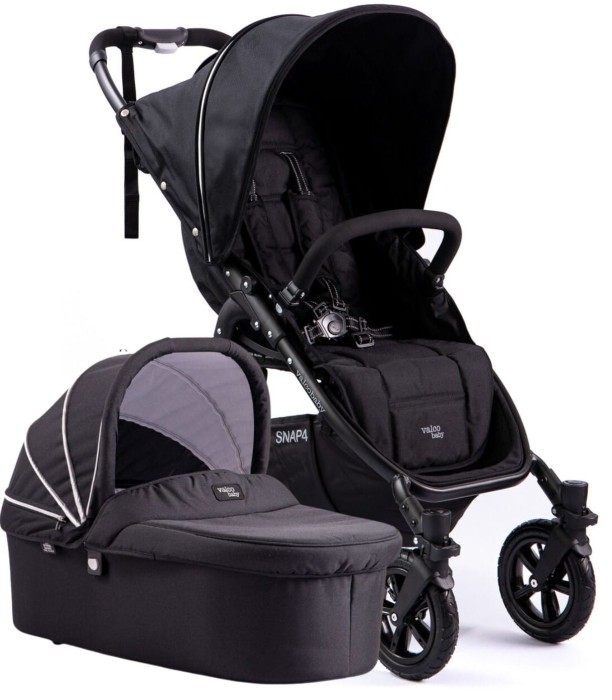 VALCO BABY SNAP 4 SPORT wózek głęboko spacerowy 2w1 | Coal Black