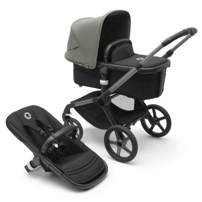 BUGABOO FOX 5 wózek dziecięcy 2w1 | Graphite / Black / Forest Green