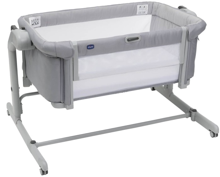 CHICCO NEXT2ME MAGIC EVO  łóżeczko dostawne | Grey Mist