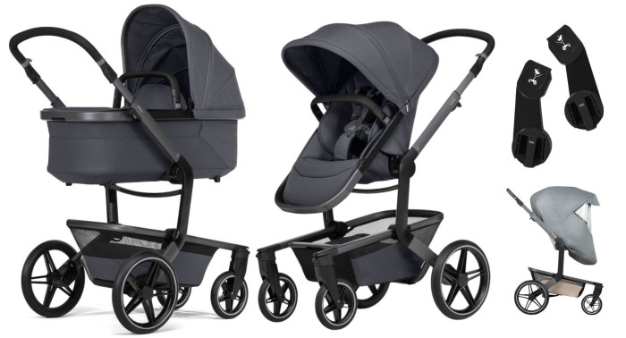 JOOLZ DAY 5 wózek dziecięcy 2w1 | Stone Grey | gratis folia przeciwdeszczowa i adaptery do fotelika