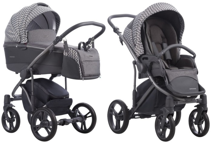 BEBETTO BRESSO wózek dziecięcy 2w1 | Grey 25