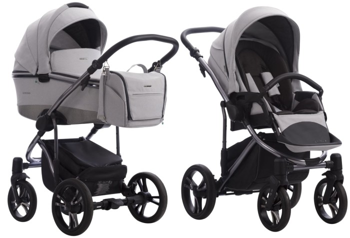 BEBETTO BRESSO PREMIUM CLASS wózek dziecięcy 2w1 | Dark 100