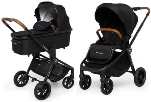 MUUVO QUICK wózek głęboko spacerowy 2w1 | Onyx Black