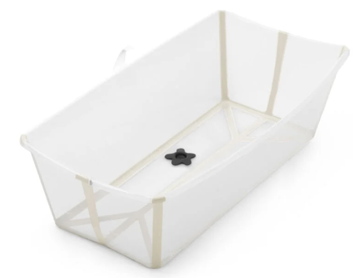 STOKKE FLEXI BATH XL składana wanienka dla niemowląt | Sandy Beige