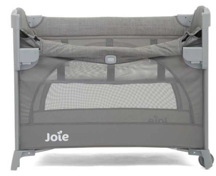 JOIE KUBBIE SLEEP łóżeczko turystyczne z opcją dostawki | Foggy Gray