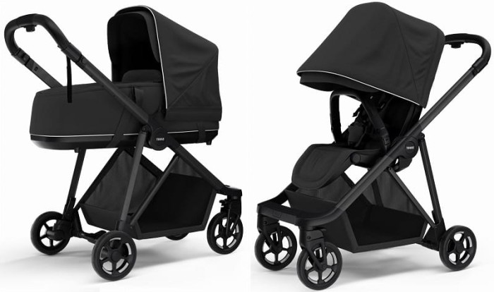 THULE SHINE wózek dziecięcy 2w1 | Black on Black