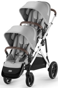 CYBEX Gazelle S bliźniaczy wózek spacerowy | Lava Grey