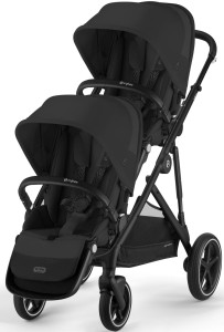 CYBEX Gazelle S bliźniaczy wózek spacerowy | Moon Black
