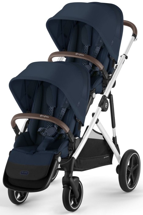 CYBEX Gazelle S bliźniaczy wózek spacerowy | Ocean Blue