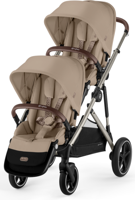 CYBEX Gazelle S bliźniaczy wózek spacerowy | Almond Beige