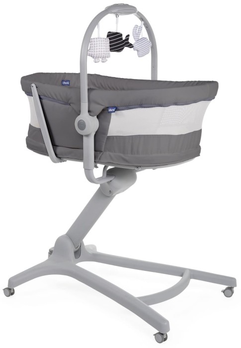 CHICCO BABY HUG AIR 4w1 wielofunkcyjne łóżeczko dziecięce | DARK GREY