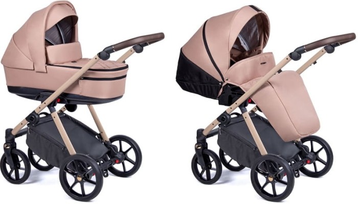 COLETTO AXISS 2w1 | AX-01 beżowy stelaż