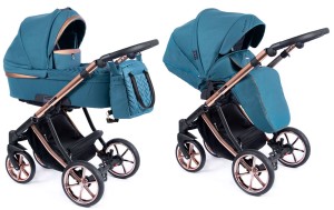 COLETTO DANTE wózek dziecięcy 2w1 | D-13 miedziany stelaż