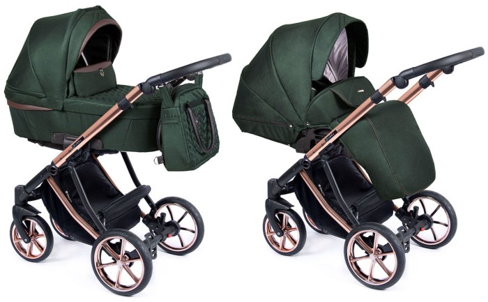 COLETTO DANTE wózek dziecięcy 2w1 | D-16 miedziany stelaż