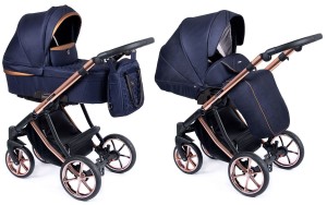 COLETTO DANTE wózek dziecięcy 2w1 | D-17 miedziany stelaż