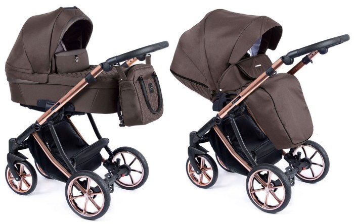 COLETTO DANTE wózek dziecięcy 2w1 | D-18 miedziany stelaż