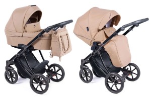 COLETTO DANTE wózek dziecięcy 2w1 | D-11 czarny stelaż