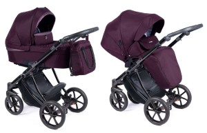 COLETTO DANTE wózek dziecięcy 2w1 | D-12 czarny stelaż