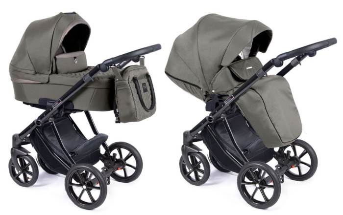 COLETTO DANTE wózek dziecięcy 2w1 | D-19 czarny stelaż