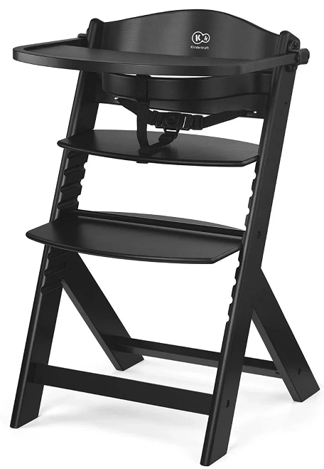 KINDERKRAFT ENOCK krzesełko do karmienia | Czarne