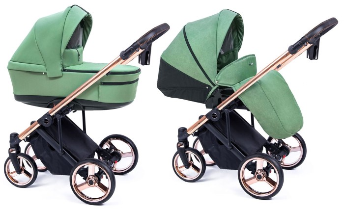 COLETTO FADO wózek dziecięcy 2w1 | FA-14 miedziany stelaż