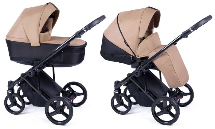COLETTO FADO wózek dziecięcy 2w1 | FA-03 czarny stelaż