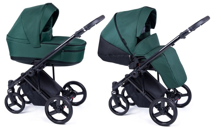 COLETTO FADO wózek dziecięcy 2w1 | FA-08 czarny stelaż