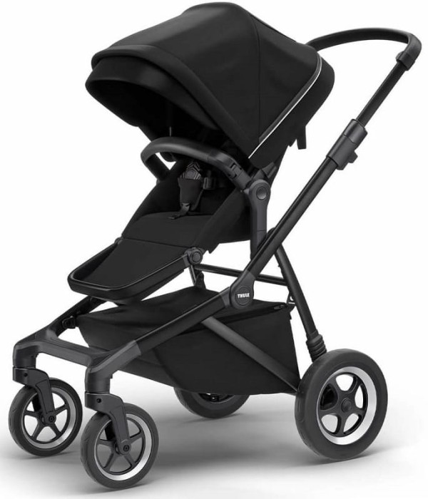 THULE SLEEK wózek spacerowy | Midnight Black on Black