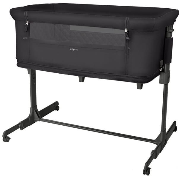 ESPIRO CLOUD łóżeczko dostawne 3w1 | 10 black shadow