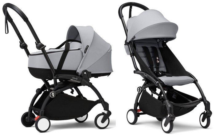 STOKKE YOYO³ wózek głęboko-spacerowy 2w1 | Stone / Black