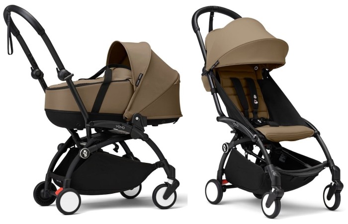 STOKKE YOYO³ wózek głęboko-spacerowy 2w1 | Toffee / Black