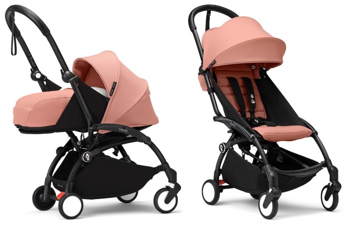 STOKKE YOYO³ wózek z zestawem dla noworodków | Ginger / Black