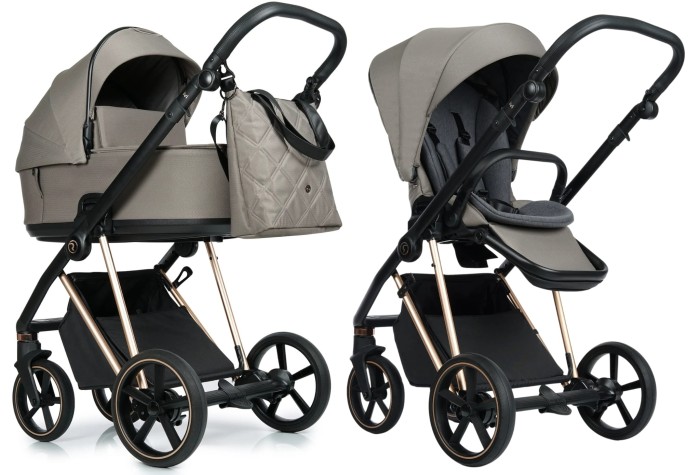 ROAN IVI 2.0 wózek dziecięcy 2w1 | Mocca