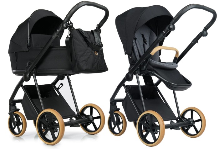 ROAN IVI 2.0 Vintage Collection wózek dziecięcy 2w1 | Caviar