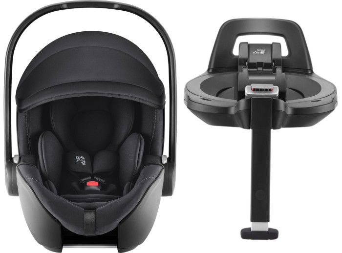 Britax Romer BABY-SAFE PRO fotelik dla noworodka | kolekcja 2025 |  Deep Black  | Baza ISOFIX