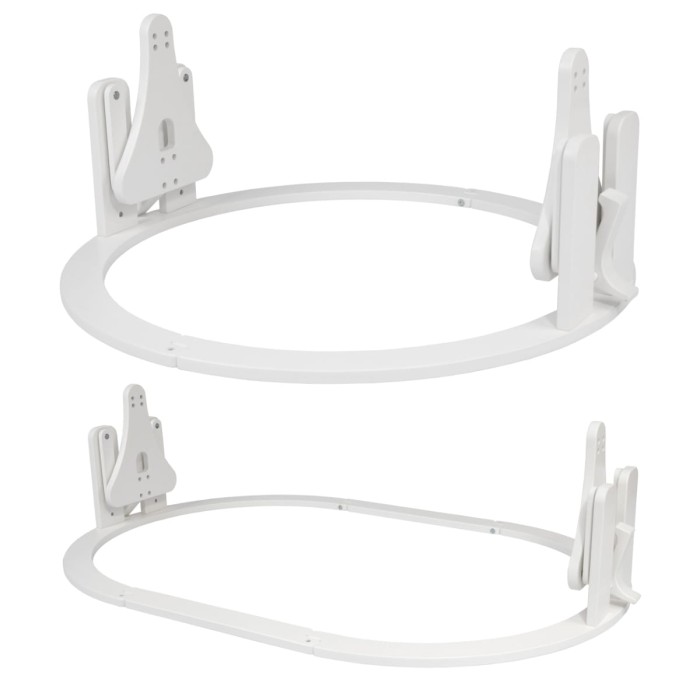 WALDIN kołyska do łóżeczka 7w1 | Biała