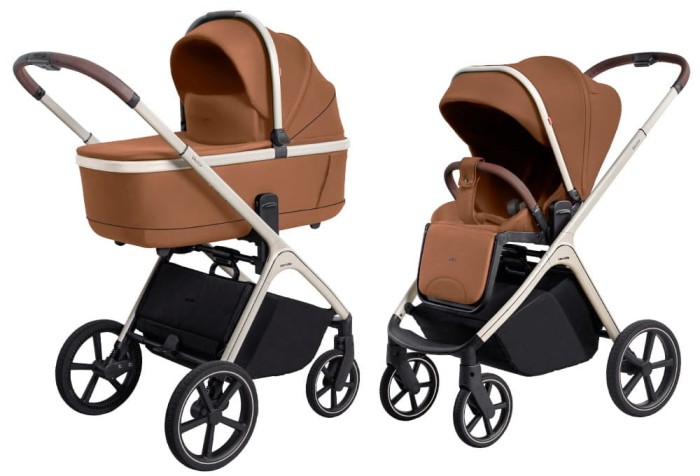 CARRELLO VECTOR CRL-6550 wózek dziecięcy 2w1 | Coral Orange
