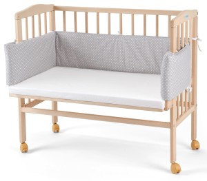 WALDIN łóżeczko dostawne 2w1 z osłonką | Natural /  P81