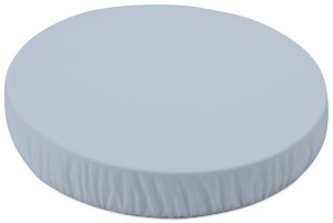 WALDIN prześcieradło bawełniane OWAL 73 cm | 7w1 | Niebieskie