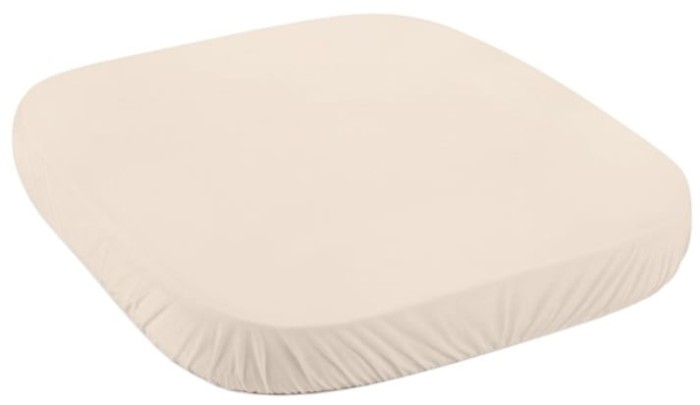 WALDIN prześcieradło bawełniane 73 x 73 cm | 7w1 | Beżowe