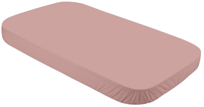 WALDIN prześcieradło bawełniane 123 x 73 cm | 7w1 | Różowe