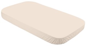 WALDIN prześcieradło bawełniane 123 x 73 cm | 7w1 | Beżowe