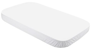 WALDIN prześcieradło bawełniane 123 x 73 cm | 7w1 | Białe