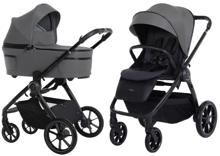 ESPIRO YOGA wózek dziecięcy 2w1 | 117 Gray Zen | kolekcja 2025