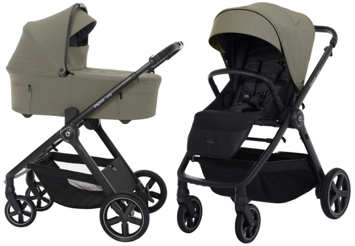 ESPIRO ONLY wózek dziecięcy 2w1 | 404 Stylish Khaki | kolekcja 2025